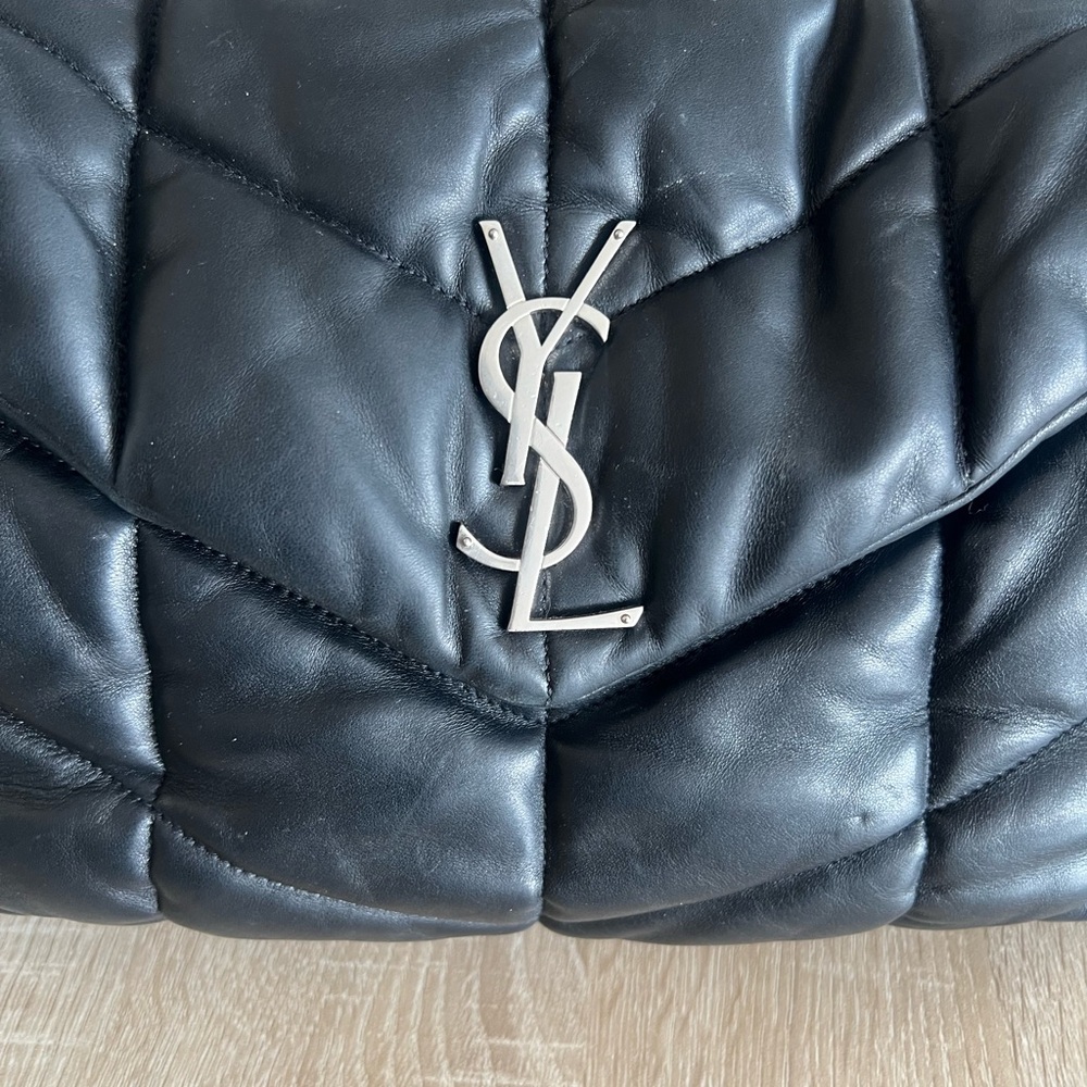 Yves Saint Laurent Black Shoulder Bag with Timeless Elegance